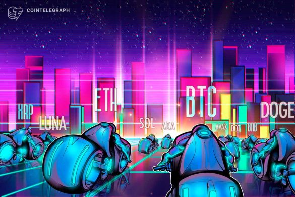 BTC, ETH, BNB, XRP, LUNA, SOL, ADA, AVAX, DOT, DOGE