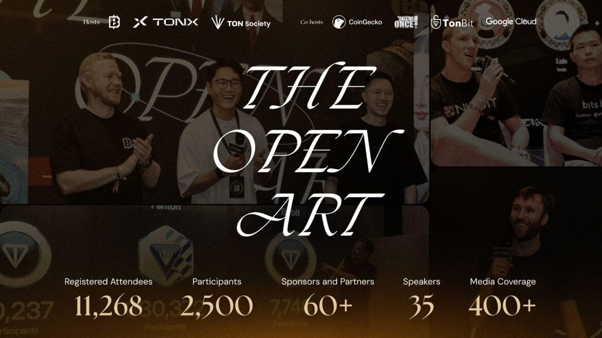 The Open Art by Blum, TONX, and TON Society Draws 11,280+ Registered Attendees, Becoming the Largest Event of Token2049 Week The Open Art by Blum, TONX, and TON Society Draws 11,280+ Registered Attendees, Becoming the Largest Event of Token2049 Week